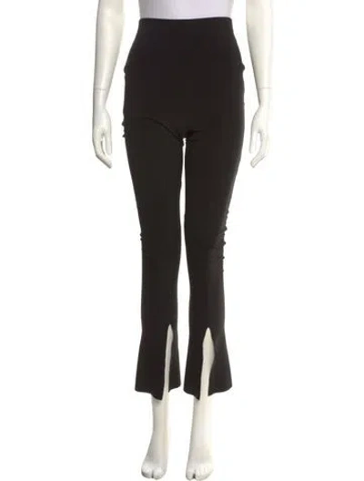 Pre-owned Norma Kamali Wide Leg Pants In Black