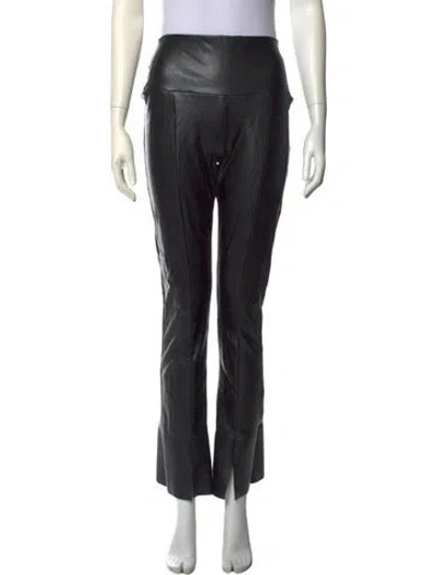 Pre-owned Norma Kamali Wide Leg Pants In Black