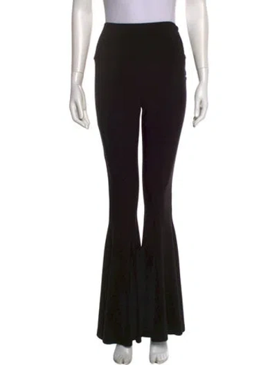 Pre-owned Norma Kamali Wide Leg Pants In Black