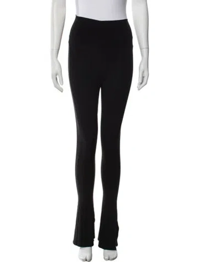 Pre-owned Norma Kamali Wide Leg Pants In Black