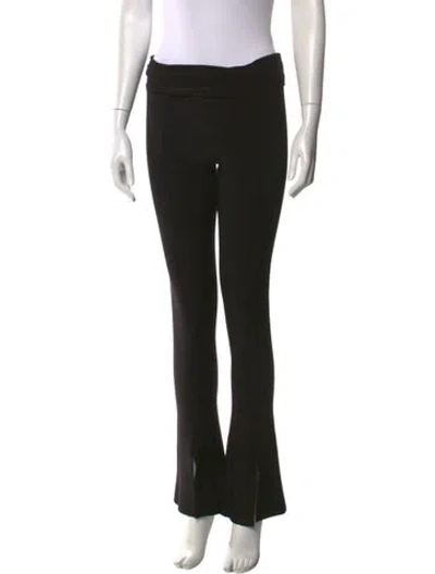 Pre-owned Norma Kamali Wide Leg Pants In Black