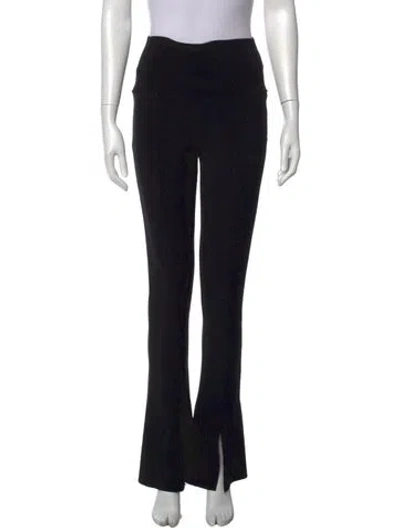 Pre-owned Norma Kamali Wide Leg Pants In Black