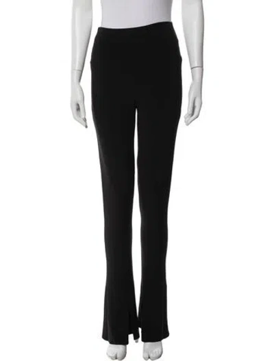 Pre-owned Norma Kamali Wide Leg Pants In Black
