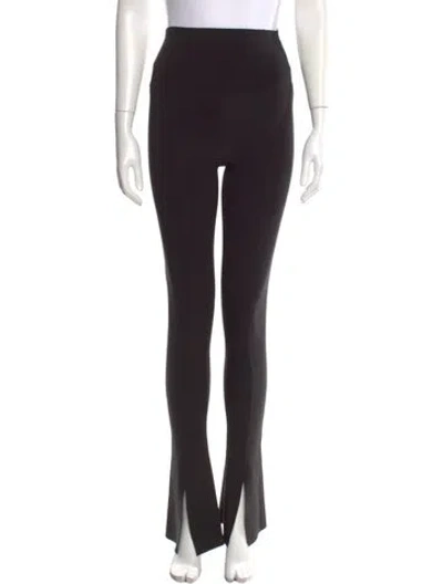 Pre-owned Norma Kamali Wide Leg Pants In Black