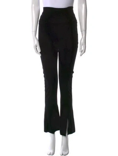 Pre-owned Norma Kamali Wide Leg Pants In Black