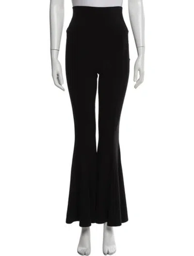 Pre-owned Norma Kamali Wide Leg Pants In Black