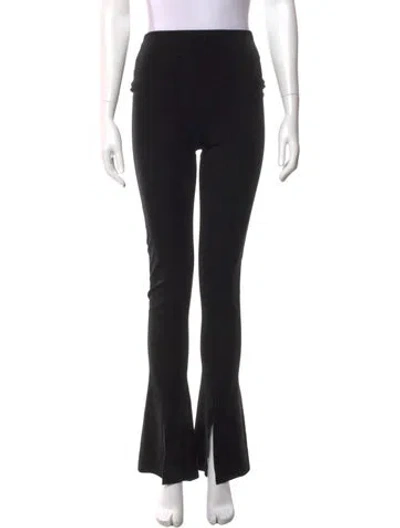 Pre-owned Norma Kamali Wide Leg Pants In Black