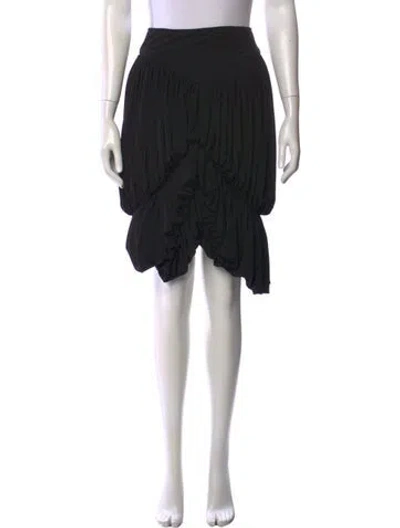 Pre-owned Norma Kamali Wide Leg Pants In Black