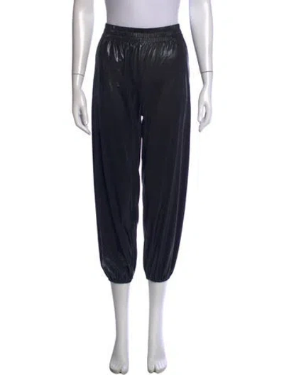 Pre-owned Norma Kamali Wide Leg Pants In Black