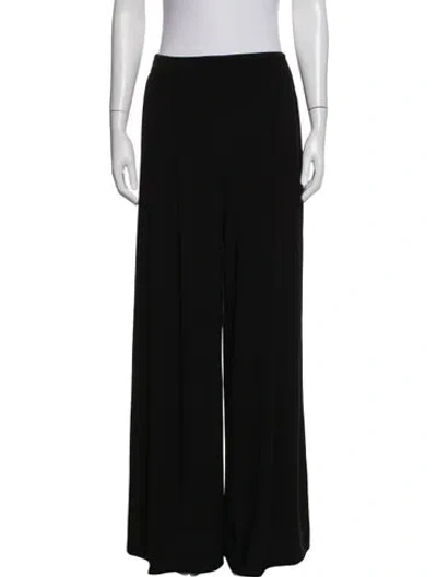 Pre-owned Norma Kamali Wide Leg Pants In Black/white