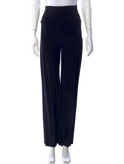 Pre-owned Norma Kamali Wide Leg Pants In Blue