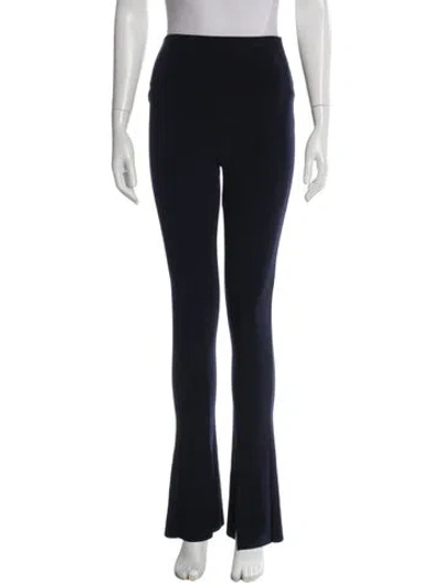 Pre-owned Norma Kamali Wide Leg Pants In Blue