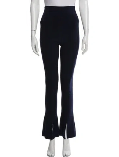 Pre-owned Norma Kamali Wide Leg Pants In Blue