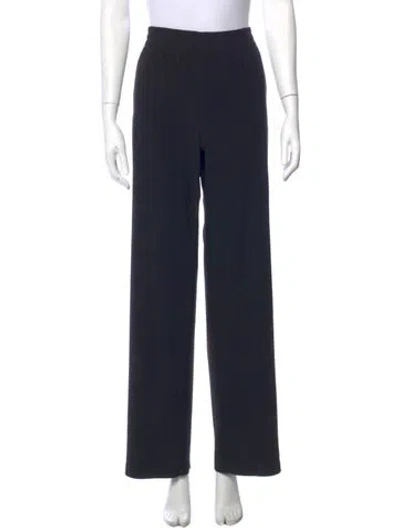 Pre-owned Norma Kamali Wide Leg Pants In Blue