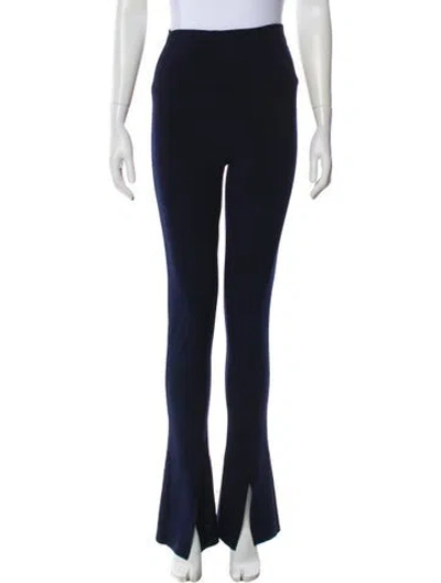 Pre-owned Norma Kamali Wide Leg Pants In Blue