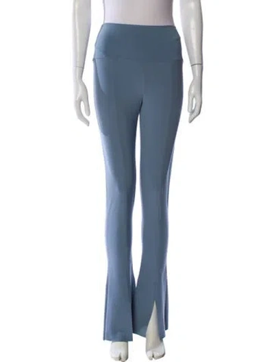 Pre-owned Norma Kamali Wide Leg Pants In Blue