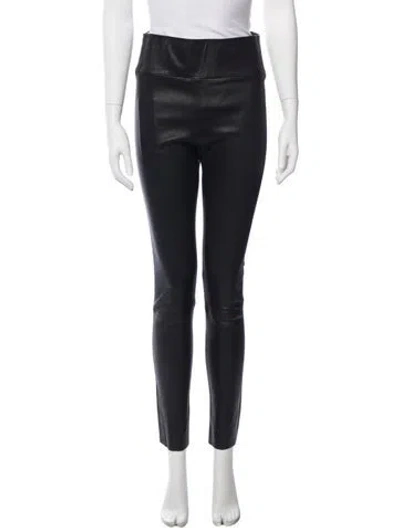 Pre-owned Norma Kamali Wide Leg Pants In Gray