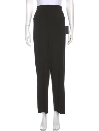 Pre-owned Norma Kamali Wide Leg Pants In Gray
