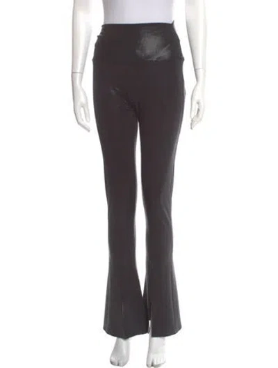 Pre-owned Norma Kamali Wide Leg Pants In Gray