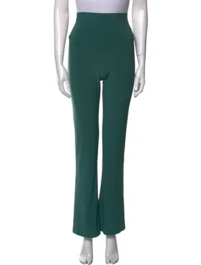Pre-owned Norma Kamali Wide Leg Pants In Green