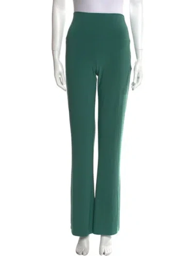Pre-owned Norma Kamali Wide Leg Pants In Green