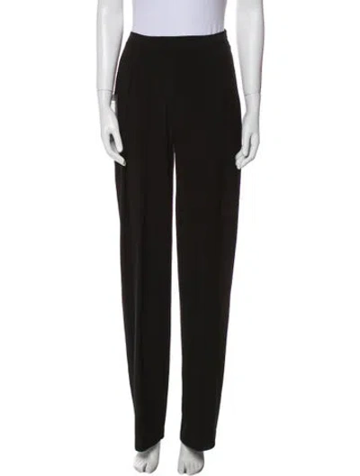 Pre-owned Norma Kamali Wide Leg Pants In Green