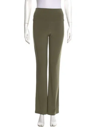 Pre-owned Norma Kamali Wide Leg Pants In Green