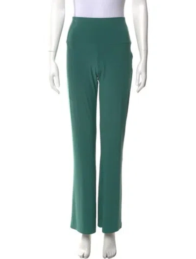 Pre-owned Norma Kamali Wide Leg Pants In Green
