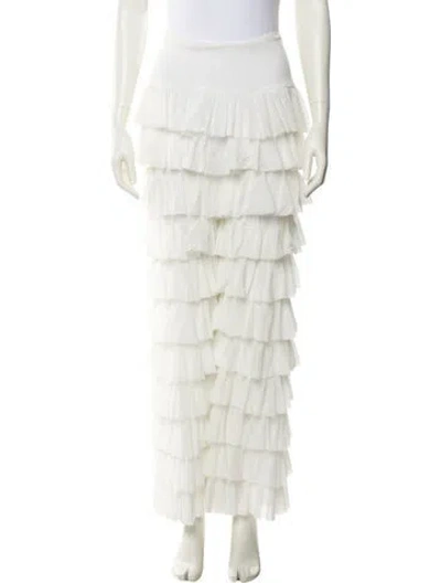 Pre-owned Norma Kamali Wide Leg Pants In Neutral