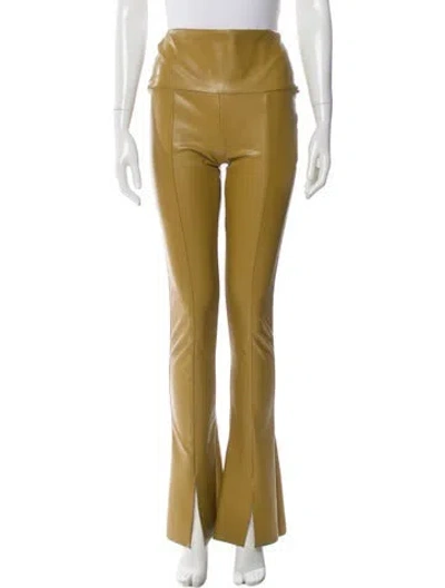 Pre-owned Norma Kamali Wide Leg Pants In Neutral