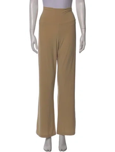 Pre-owned Norma Kamali Wide Leg Pants In Neutral
