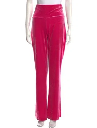 Pre-owned Norma Kamali Wide Leg Pants In Pink