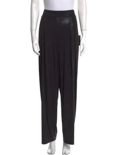 Pre-owned Norma Kamali Wide Leg Pants W/ Tags In Black