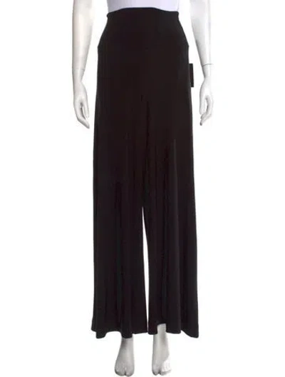 Pre-owned Norma Kamali Wide Leg Pants W/ Tags In Black