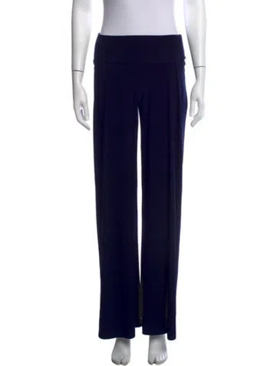 Pre-owned Norma Kamali Wide Leg Pants W/ Tags In Blue
