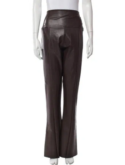 Pre-owned Norma Kamali Wide Leg Pants W/ Tags In Brown