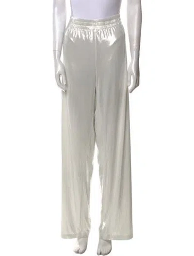 Pre-owned Norma Kamali Wide Leg Pants W/ Tags In Neutral