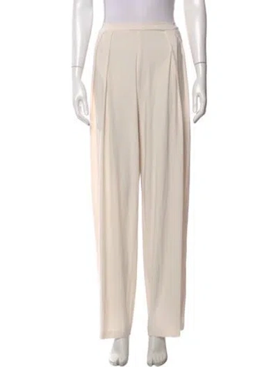 Pre-owned Norma Kamali Wide Leg Pants W/ Tags In Neutral