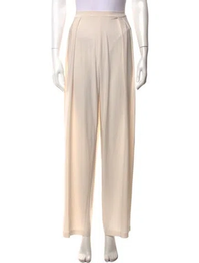 Pre-owned Norma Kamali Wide Leg Pants W/ Tags In Neutrals