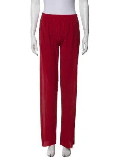 Pre-owned Norma Kamali Wide Leg Pants W/ Tags In Red