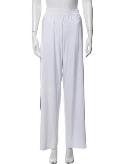 Pre-owned Norma Kamali Wide Leg Pants W/ Tags In White