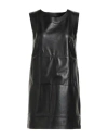 Norma Kamali Woman Mini Dress Black Size 10 Polyurethane