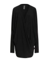 Norma Kamali Woman Mini Dress Black Size 8 Polyester, Elastane In Black