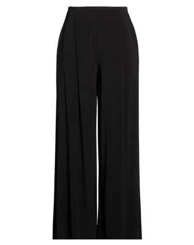 Norma Kamali Woman Pants Black Size 2 Polyester, Elastane