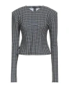 Norma Kamali Woman T-shirt Black Size 10 Polyester, Elastane In Black