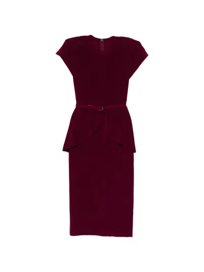 Norma Kamali Women's Clothes In Burgundy