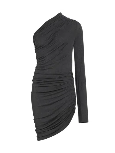 Norma Kamali Women's Lazy Diana One-shoulder Minidress In Gray