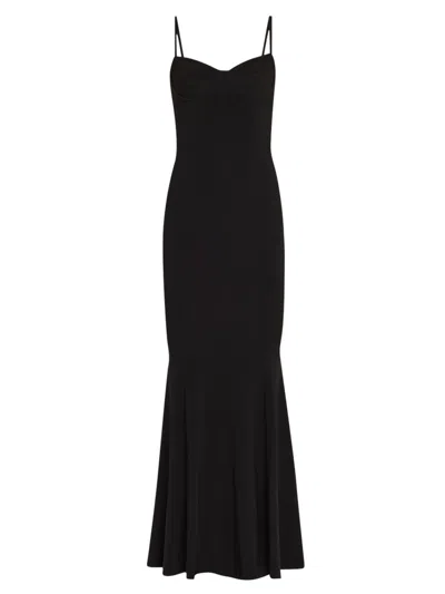 Norma Kamali Stretch-jersey Maxi Dress In Black