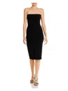 Norma Kamali Strapless Wing Fishtail Gown In Black