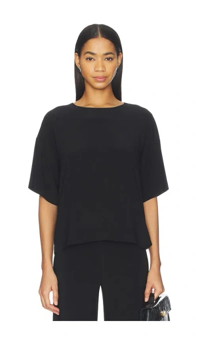 Norma Kamali X Lifestyle Short Sleeve Boxy Tee In Multi